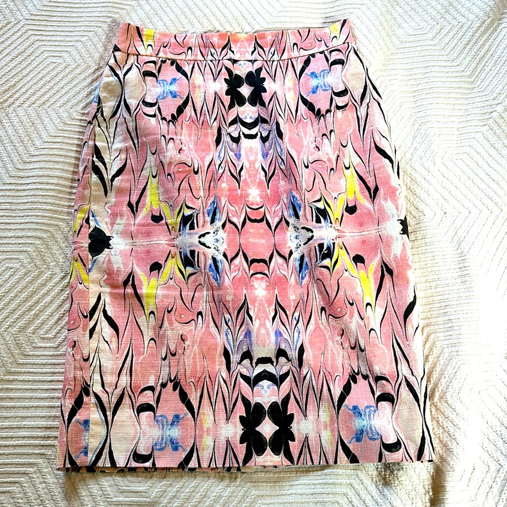 JCrew No 2 Pencil Skirt Pink Design